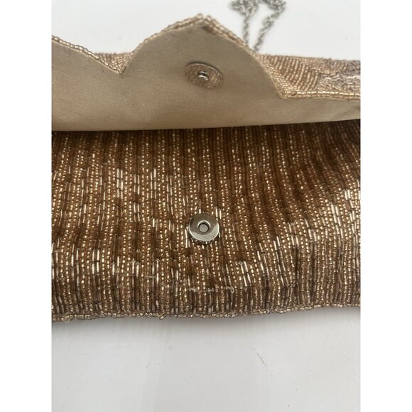 Sunburst Beaded La Regale Handbag Rose Gold Purse New With Tags - Picture 7 of 7